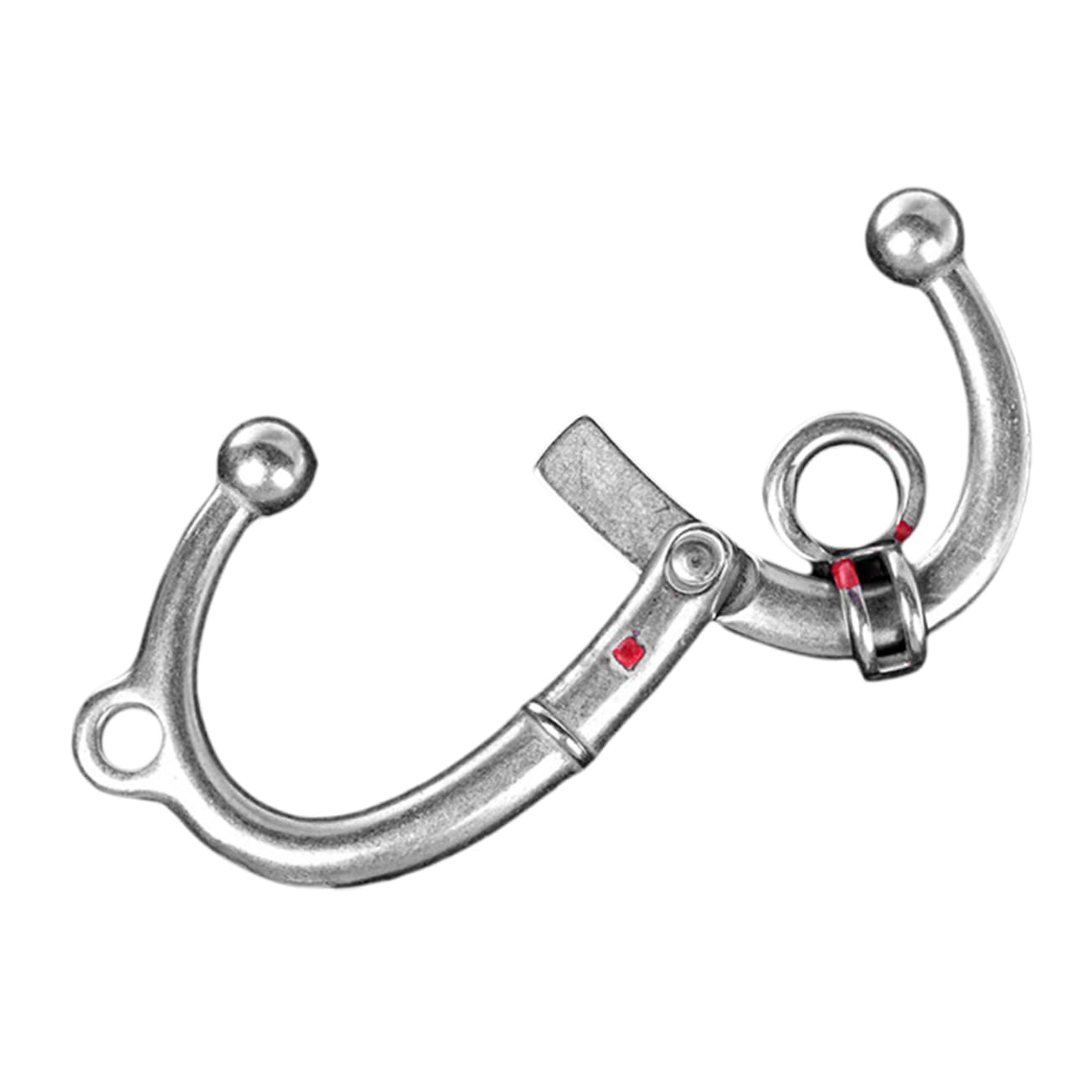 Amazon.co.jp: HAKIDZEL ステンレス製牛鼻輪 バネ式取り付け 家畜用